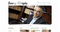 Desktop Screenshot of januszkurtyka.info
